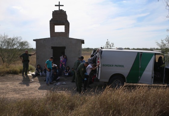 Image: Border Security Remains Key Issue In Presidential Campaigns