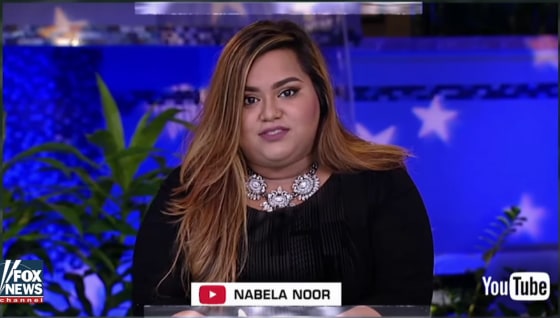 Lifestyle vlogger Nabela Noor was one of three YouTubers who participated in the Republican debate, held Thursday, Jan. 29, 2016.