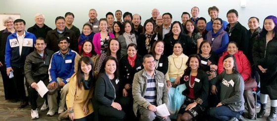 More than 60 community members came together in Des Moines in January 2016 to be trained on how to participate in the Iowa caucuses. 