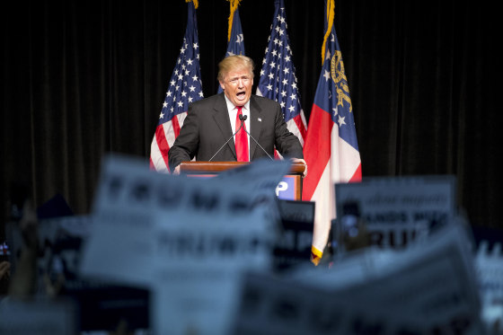 IMAGE: Donald Trump in Atlanta