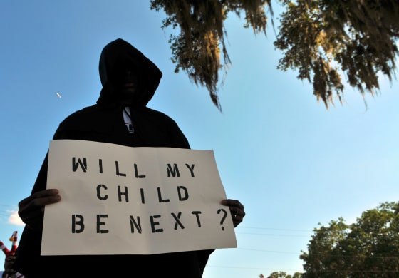 Civil Rights Activists Join Protest Rally And Town Hall Mtg On Killing Of Trayvon Martin