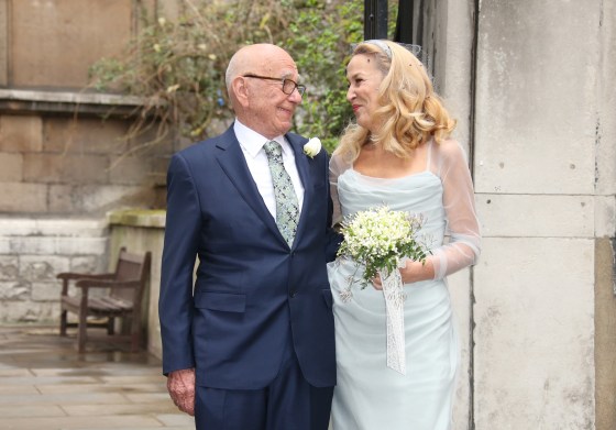 Image: Rupert Murdoch, Jerry Hall