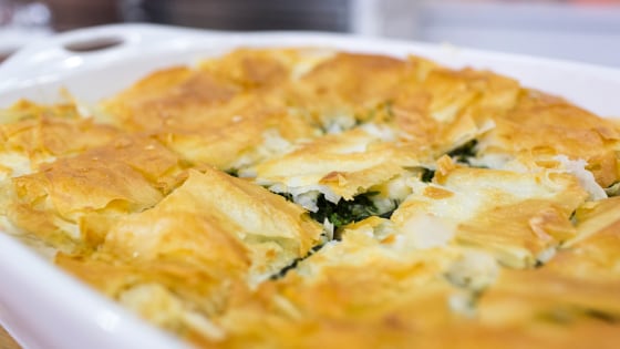 Maria Menounos's Spanakopita (Greek Spinach Pie)