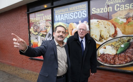 Image: Bernie Sanders, Chuy Garcia