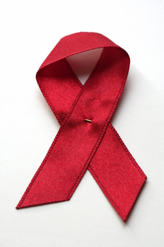 AIDS ribbon.