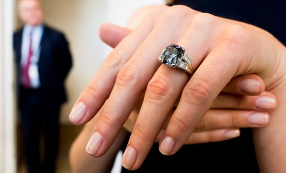 Image: Preview of Shirley Temple Diamond Auction at Sotheby's