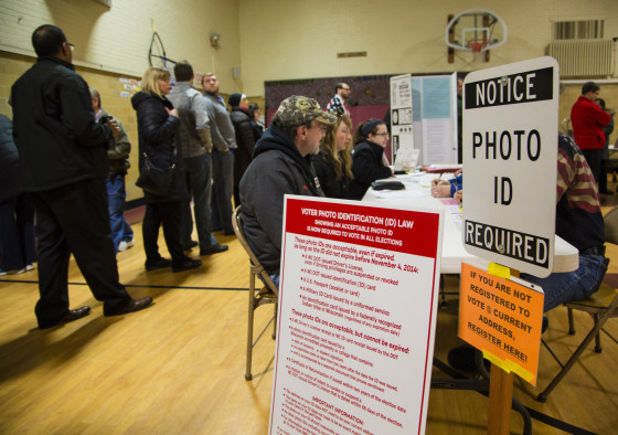 Image: Wisconsin Voters Take Part In State's Primary