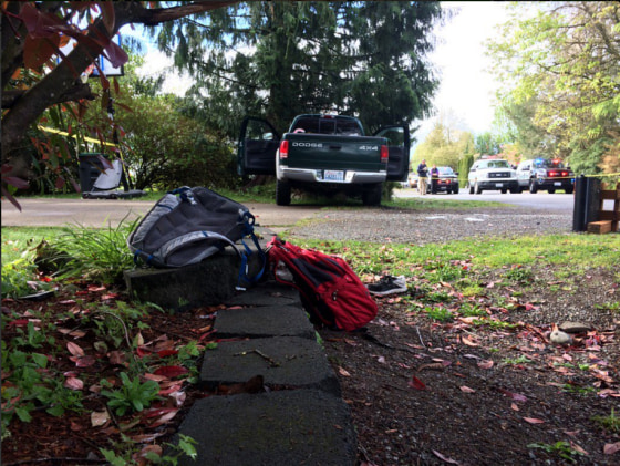 Six students were injured after a pickup truck ran into a bus stop in Maple Valley, Washington on April 14.