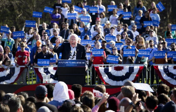 Image: Bernie Sanders rally in New York
