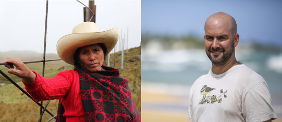 Máxima Acuña from Peru and Luis Jorge Rivera Herrera from Puerto Rico.