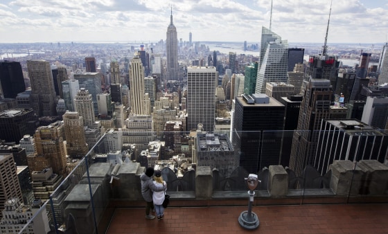 Image: New York City from the Top of the Rock at Rockefeller Center