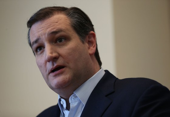 Image: Ted Cruz Holds Media Availability In Florida