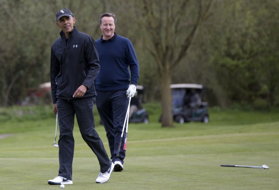 Image: Barack Obama, David Cameron
