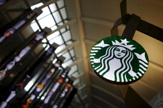 Image: File photo of a Starbucks store inside the Tom Bradley terminal at LAX airport in Los Angeles