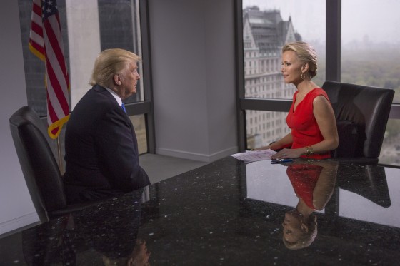 IMAGE: Donald Trump and Megyn Kelly