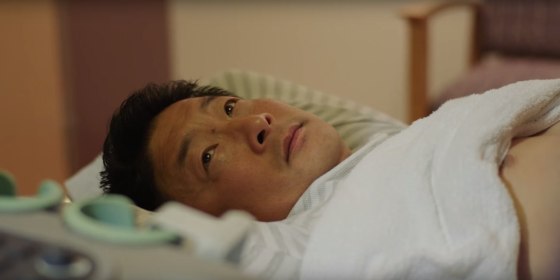 In this still from "Be About It," former San Francisco ABC 7 anchor Alan Wang gets routine testing on his liver.