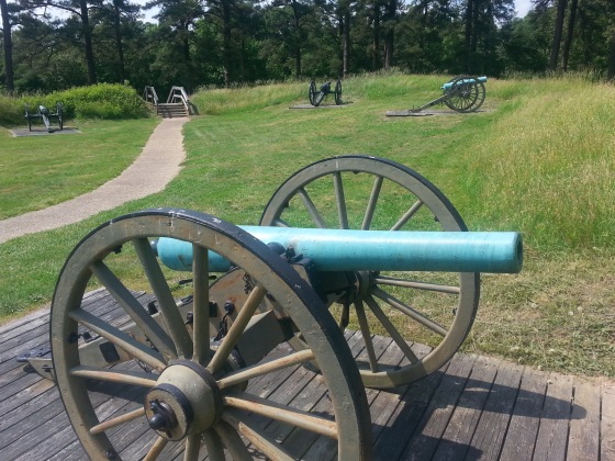This photo provided by the National Park Service shows Petersburg National Battlefield.