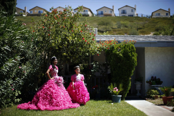 Image: Mimi Pineda before her quinceanera