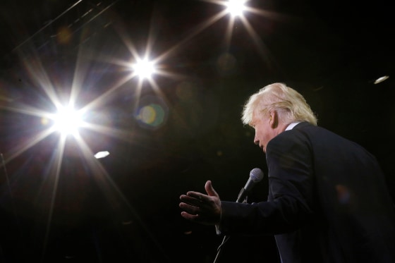 Image: Trump holds a rally with supporters in Fresno, California