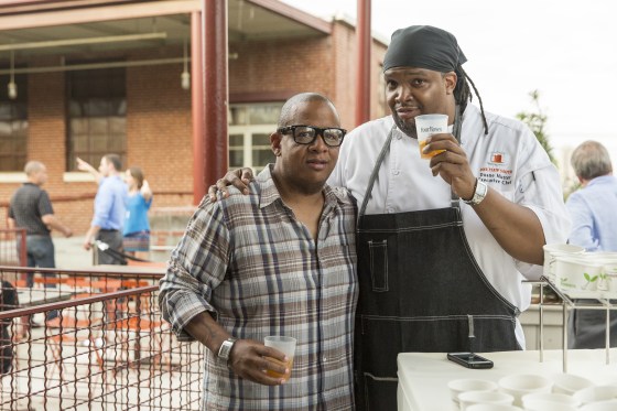 Left to Right: Georgia-based chefs Todd Richards and Duane Nutter.