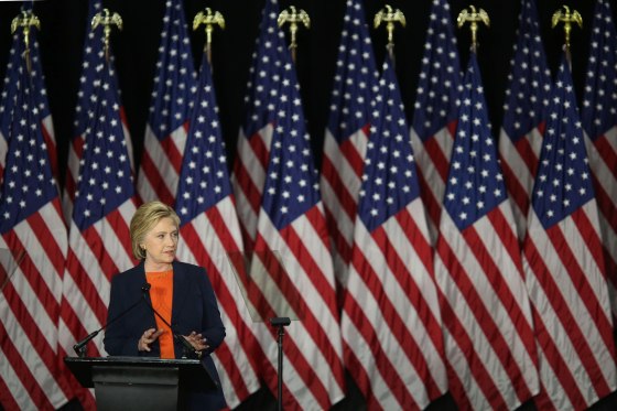 Image: US-VOTE-DEMOCRATS-CLINTON