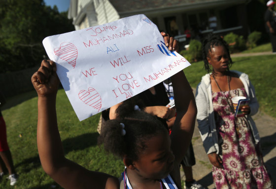 Funeral Held For Boxing Legend Muhammad Ali In His Hometown Of Louisville, Kentucky