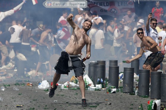 Image: English supporters before the UEFA EURO 2016