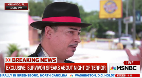 Orlando Torres shares how he survived the Orlando Shooting.