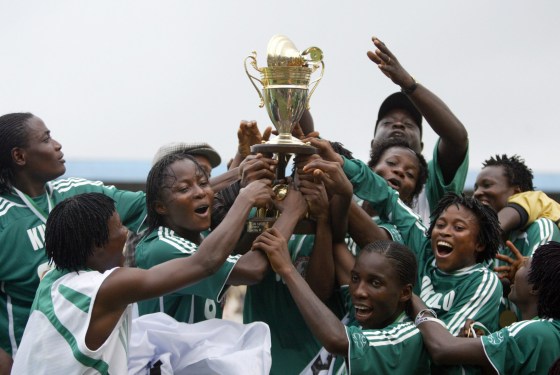 Nigerian female national team the Super
