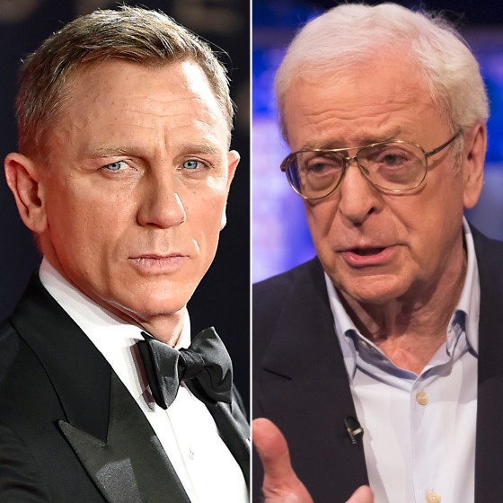 Daniel Craig and Michael Caine