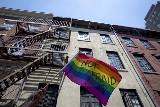 Image: New York's Annual Gay Pride Parade Takes Place In Wake Of Mass Shooting At Orlando Gay Club