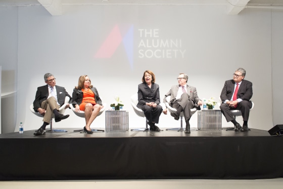 Ada Alvarez is on HP's board of directors speaking at The Alumni Society's leadership summit