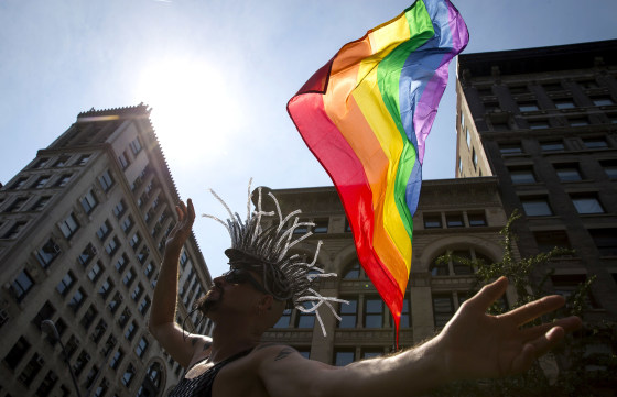 New York's Annual Gay Pride Parade Takes Place In Wake Of Mass Shooting At Orlando Gay Club