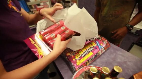 Fireworks store register