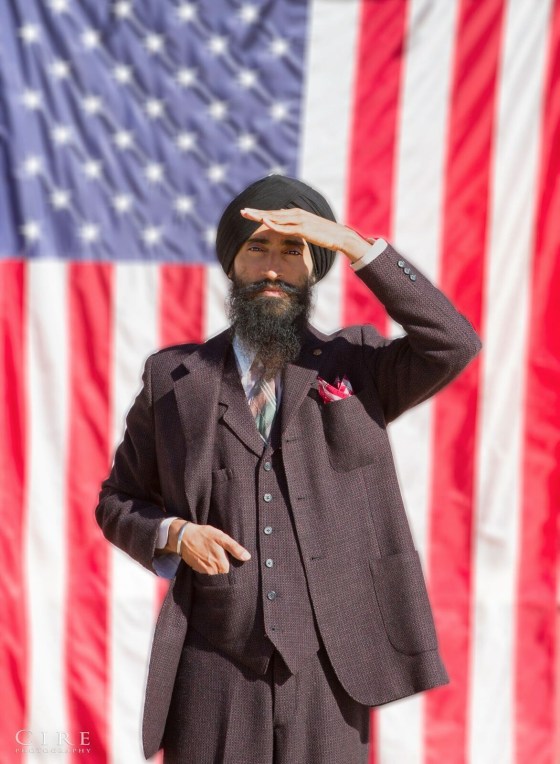 American Sikh actor and designer Waris Ahluwalia as Bhagat Singh Thind in short film, "All Quiet on the Home Front," based on the landmark 1923 U.S. Supreme Court citizenship case.