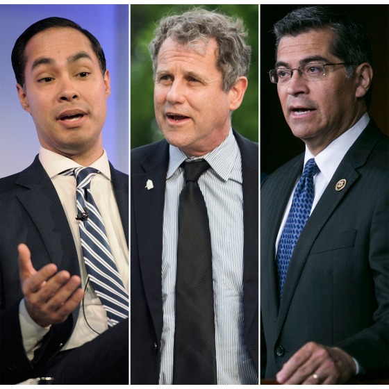 Juilo Castro, Sherrod Brown and Xavier Bercerra