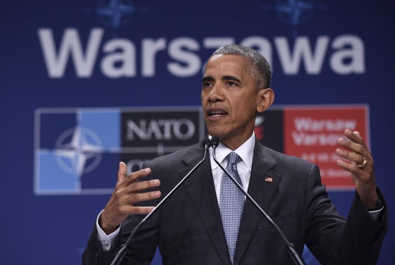 Image: President Barack Obama speaks in Warsaw, Poland