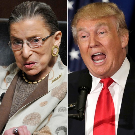 Ruth Bader Ginsburg Doubles Down on Donald Trump Criticism