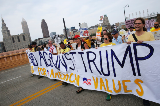 Image: US-VOTE-REPUBLICANS-CONVENTION-PROTEST