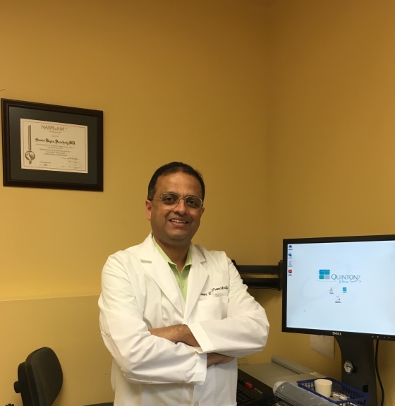 Pennsylvania-based Dr. Samir Pancholy, who invented a device to help patients who need catheters.