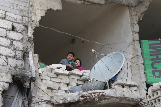 IMAGE: Children in Aleppo