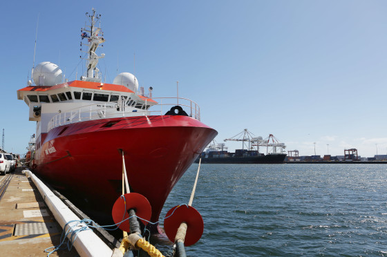 Image: Fugro Discovery has covered 50,000 miles and found no trace of MH370.