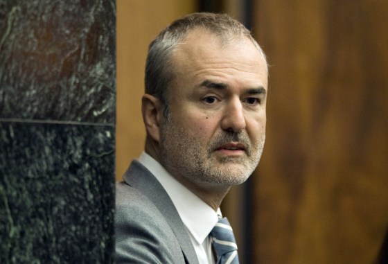 Gawker Media founder Nick Denton arrives in a courtroom in St. Petersburg, Fla on March 16, 2016.