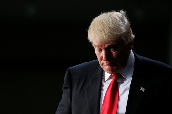 Image: Republican presidential nominee Donald Trump speaks at a campaign rally in Charlotte