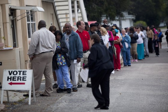 Image: U.S. Citizens Head To The Polls To Vote In Presidential Election