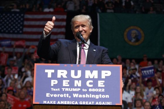 Image: Donald Trump in Everett, Wash.
