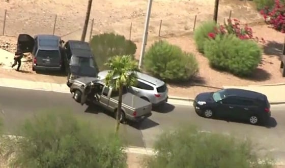 Suspected Bank Robber Killed as Phoenix-Area Pursuit Ends in Gunfire