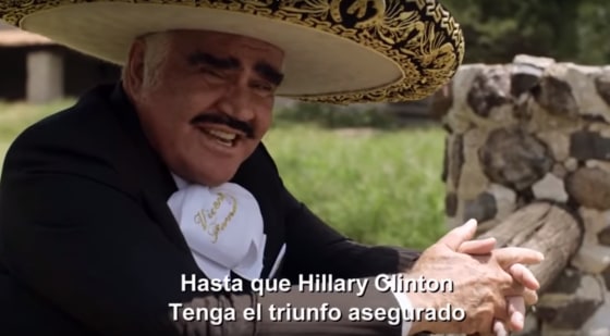 Vicente Fernancez's \"El Corrido de Hillary Clinton\"