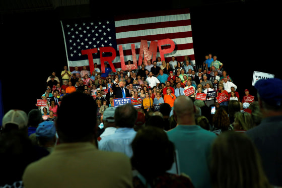 Image: Trump holds a rally with supporters in Kenansville, North Carolina, U.S.