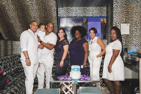 Jeremiah's baptism ceremony.